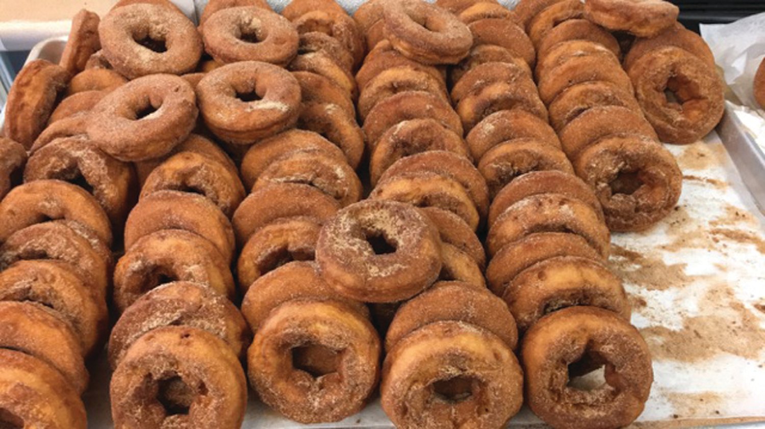 CIDER DONUTS RULE: Appleland makes and sells fresh apple cider donuts and apple dumplings, gourmet chocolate covered candy apples and more. They will be bringing their tasty treats to this year’s Johnston Apple Festival.